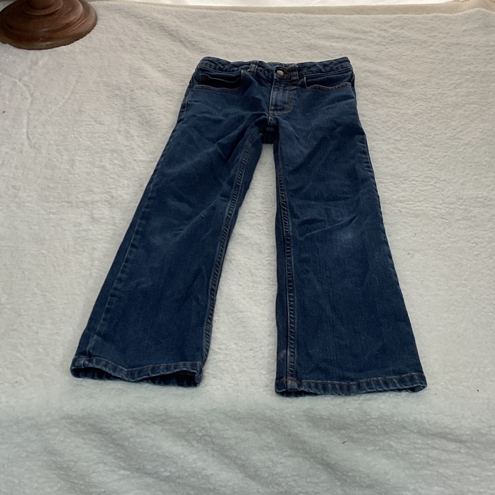 Boys Carhartt Blue Denim Jeans with adjustable waist